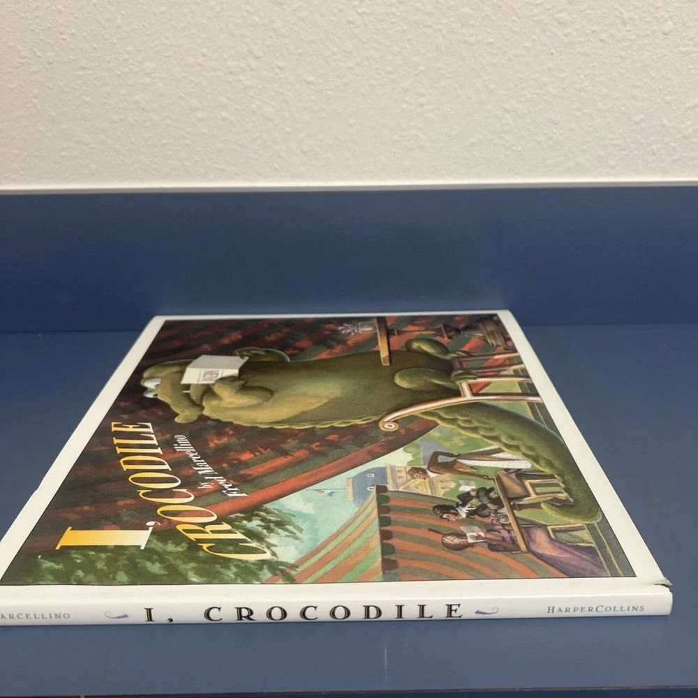 Fred Marcellino, I, CROCODILE, 1st Printing, HC/DJ, 1999 Hard‎ Back  New Rare